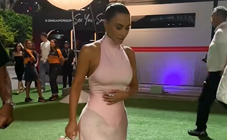 Kim Kardašijan ukrala šou na Formuli 1! Stigla u Singapur u izazovnom autfitu!
