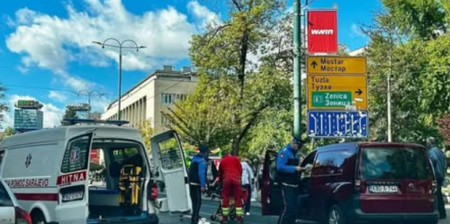 Saobraćajna nesreća u centru Sarajeva: Povrijeđen pješak, tramvajski saobraćaj obustavljen!