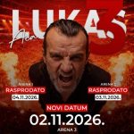 LUKAS NE STAJE – DVIJE ARENE RASPRODATE, ZAKAZANA I TREĆA! Tri noći, Beograd i hitovi koji spajaju generacije!